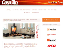 Tablet Screenshot of casa-bio.com